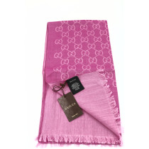 Gucci Stola Lana e Seta Rosa