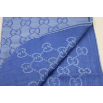 Gucci Stola Lana e Seta Azzurra