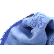 Gucci Stola Lana e Seta Azzurra