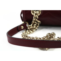 Gucci Marmont Media Pelle Bordeaux