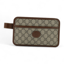 Gucci Pouch Travel Tessuto GG Beige