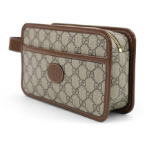 Gucci Pouch Travel Tessuto GG Beige