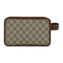 Gucci Pouch Travel Tessuto GG Beige
