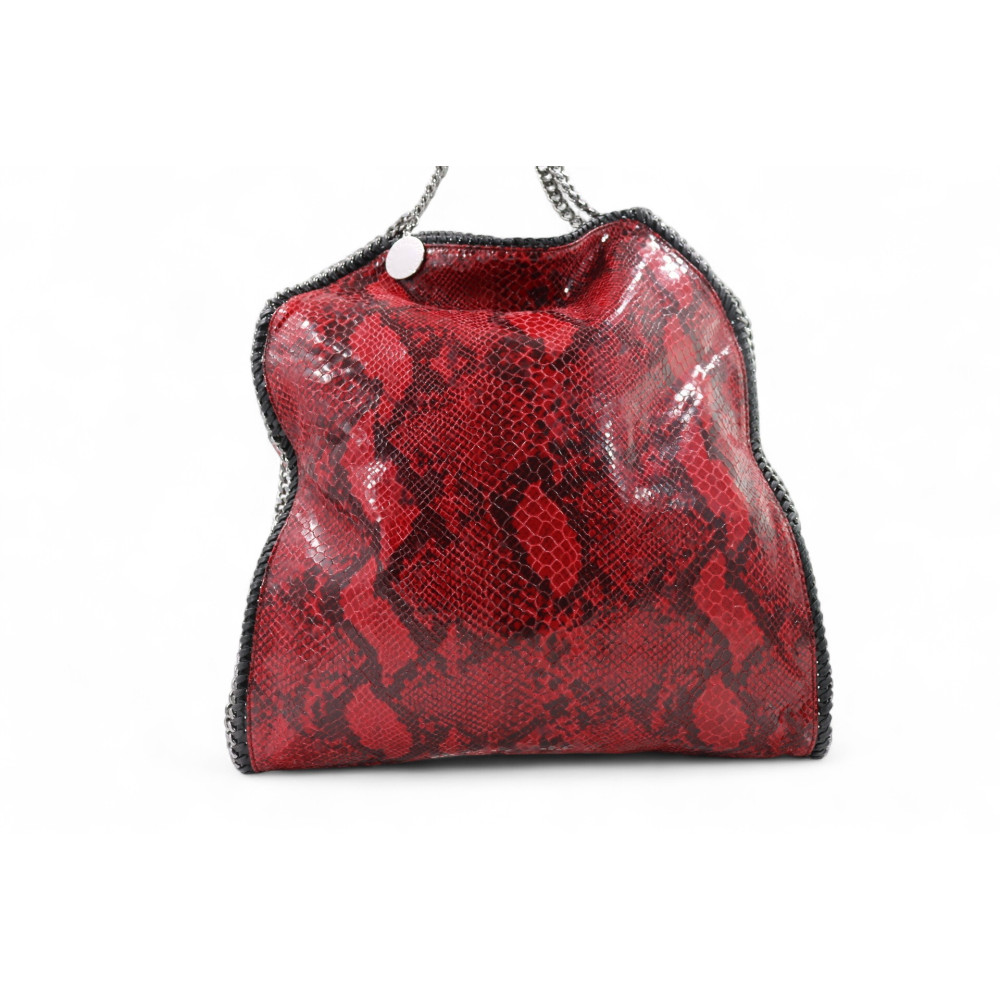 Stella McCartney Falabella Stampa Pitone Rossa e Nera