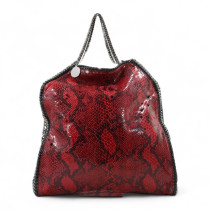 Stella McCartney Falabella Stampa Pitone Rossa e Nera
