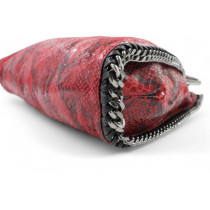 Stella McCartney Falabella Stampa Pitone Rossa e Nera