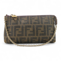 Fendi Pochette Zucca Marrone