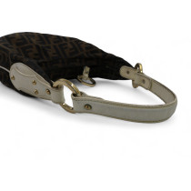 Fendi Tracolla Hobo Croissant Zucca Marrone