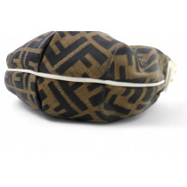Fendi Tracolla Hobo Croissant Zucca Marrone