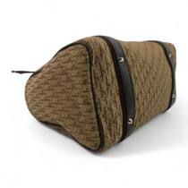 Dior Boston Street Chic Trotter Tela e Pelle Marrone