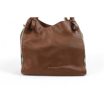 Burberry Shopping Pelle Marrone