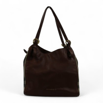 Burberry Shopping Pelle Marrone