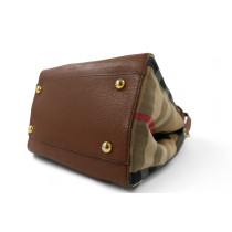 Burberry Shopping Pelle Marrone