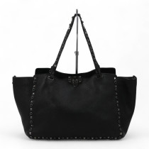 Valentino Rockstud Shopping Pelle Nera