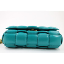 Bottega Veneta Cassette Pelle Verde Ottanio