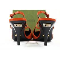 Gucci Slingback GG e Pelle Arancio