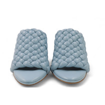 Bottega Veneta Sandali Pelle Azzurra