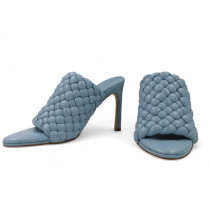 Bottega Veneta Sandali Pelle Azzurra