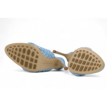Bottega Veneta Sandali Pelle Azzurra