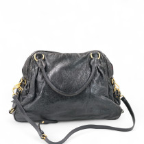 Miu Miu Shopping Pelle Nera