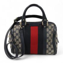 Gucci Bauletto Boston GG Blu