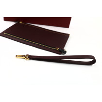 Cartier Pochette Pelle Bordeaux