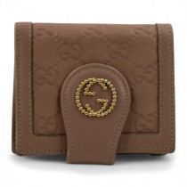 Gucci Portafoglio Pelle Beige