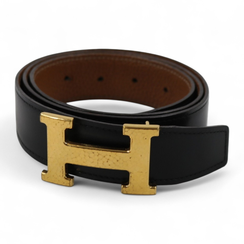 Hermes Cintura Pelle Nera e Marrone