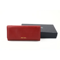 Prada Portafoglio Pelle Rossa