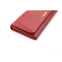 Prada Portafoglio Pelle Rossa