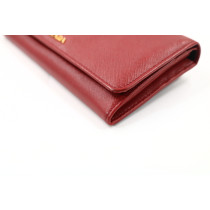 Prada Portafoglio Pelle Rossa
