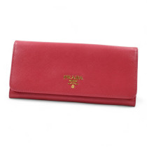 Prada Portafoglio Pelle Fucsia