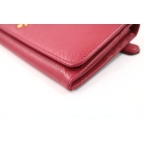 Prada Portafoglio Pelle Fucsia