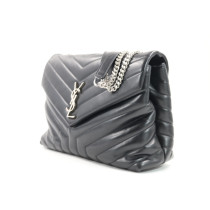 Saint Laurent Lou Lou M Pelle Nera