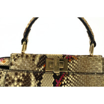 Fendi Peekaboo Pitone Multicolor