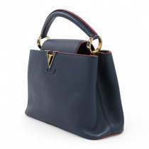 Louis Vuitton Capucines Pelle Blu