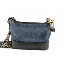 Chanel Gabrielle Pelle Blu e Nera