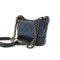 Chanel Gabrielle Pelle Blu e Nera