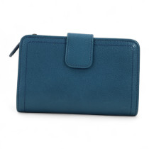 Prada Portafoglio Etiquette Pelle Azzurra