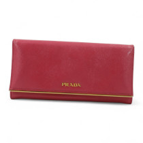 Prada Portafoglio Pelle Fucsia