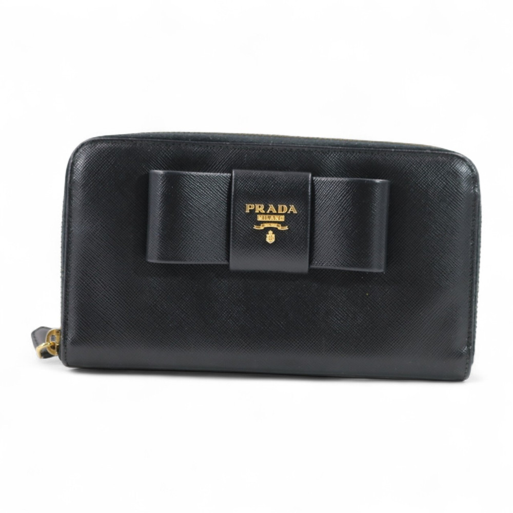Prada Portafoglio Pelle Nera