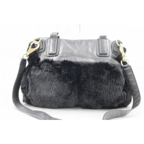 Givenchy Pandora Pelle e Pelliccia Nera