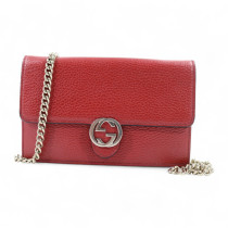 Gucci Interlocking Pelle Rossa