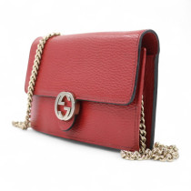 Gucci Interlocking Pelle Rossa