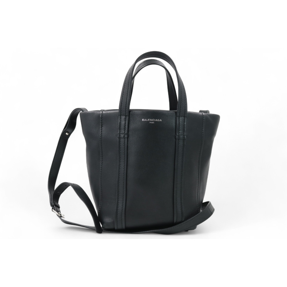 Balenciaga Laundry Cabas Pelle Nera