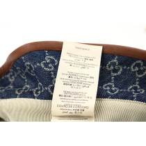 Gucci Cappello Denim GG Blu