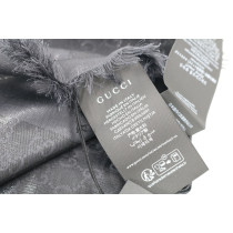 Gucci Stola Seta e Viscosa Nera