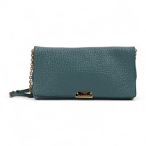 Burberry Mildenhall Pelle Ceruleo