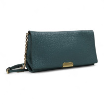 Burberry Mildenhall Pelle Ceruleo
