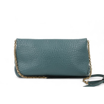 Burberry Mildenhall Pelle Ceruleo